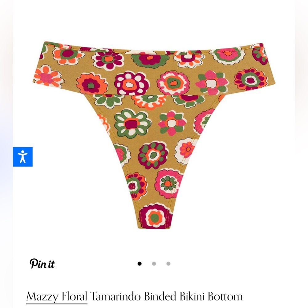 NWT MONTCE Mazzy Floral Tamarindo bottom, SZ small